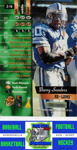 1996 Zenith #Z-18 Barry Sanders M/F NM