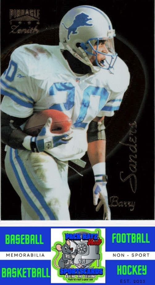 1996 Zenith #Z-18 Barry Sanders M/F NM