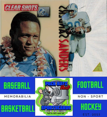 1995 Pinnacle #6 Barry Sanders M/F Clear Shots NM