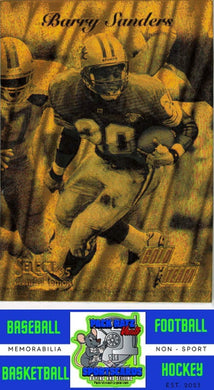 1995 Select Certified #6 Barry Sanders M/F Gold Team NM