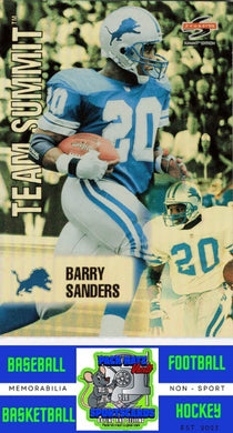 1995 Summit #9 Barry Sanders M/F Team Summit NM