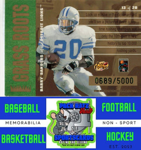 1996 Donruss Grass Roots #13 Barry Sanders M/F NM