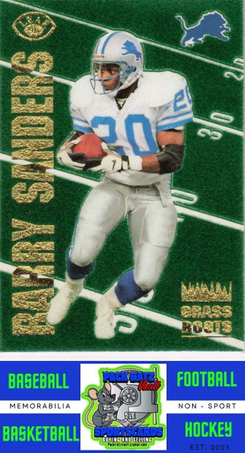 1996 Donruss Grass Roots #13 Barry Sanders M/F NM