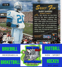 Load image into Gallery viewer, 1995 Select Certified 1 / 2250 #4 Barry Sanders M/F Select Few NM