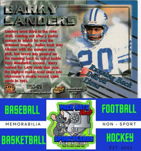 1996 Pacific Dynagon #GC-11 Barry Sanders M/F Gems of the Crown NM