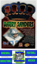 Load image into Gallery viewer, 1996 Pacific #GC-3 Barry Sanders M/F Gold Crown Die Cuts NM