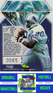 1995 Pro Line Series II #P8 Barry Sanders M/F Precision Cuts NM