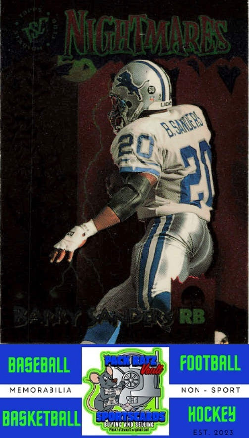 1995 Stadium Club #NM2 Barry Sanders M/F Nightmares NM