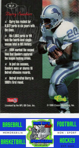 1995 Classic Images Limited Live #U7 Barry Sanders M/F Untouchables NM