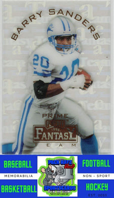 1995 Playoff Prime #FT15 Barry Sanders M/F Fantasy Team NM