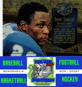 1995 Zenith #ZT4 Barry Sanders M/F Z-Team NM