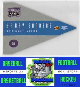 1996 Playoff Contenders #20 Barry Sanders M/F Pennants NM