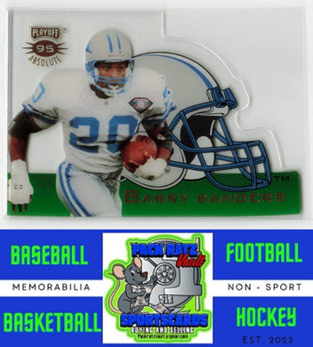 1995 Playoff Absolute #HDC #21 Barry Sanders M/F Die Cut Helmets NM