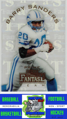 1995 Playoff Prime #FT15 Barry Sanders M/F Fantasy Team NM