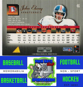 1995 Select Certified #46 John Elway NM