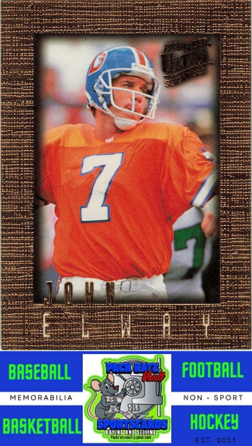 1996 Ultra Sensations #31 John Elway Blue NM