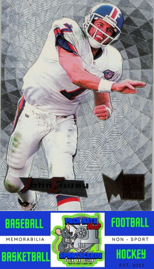 1995 Fleer Metal #13 John Elway Silver Flasher NM