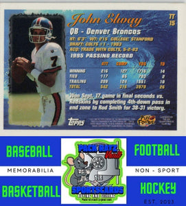 1996 Topps Chrome #TT15 John Elway Tide Turners NM