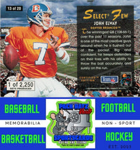 Load image into Gallery viewer, 1995 Select Certified #13 John Elway Select Few NM