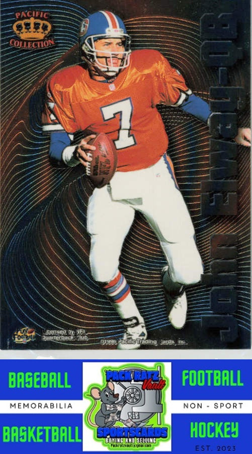 1996 Pacific #BS-2 John Elway / Anthony Miller Bomb Squad NM