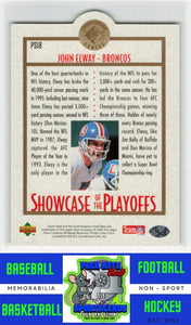 1995 SP Championship #PS18 John Elway Playoff Showcase Die Cuts NM