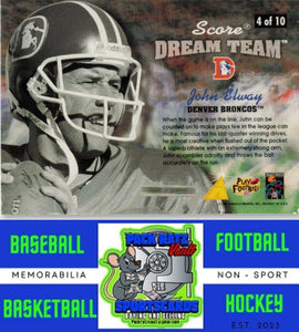 1996 Score #4 John Elway Dream Team NM