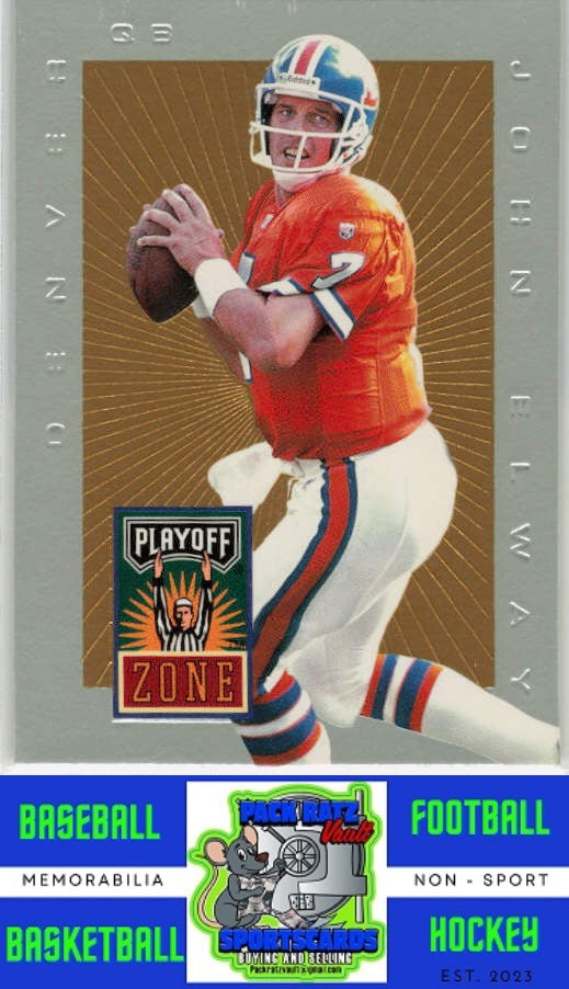 1996 Playoff Trophy Contenders #PZ-3 John Elway Playoff Zone NM