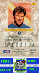 1995 Playoff Absolute #1 John Elway NM