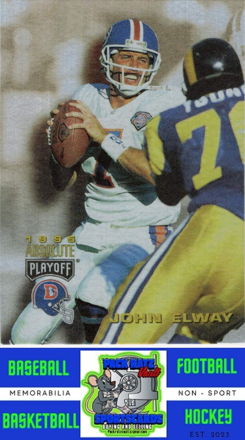 1995 Playoff Absolute #1 John Elway NM