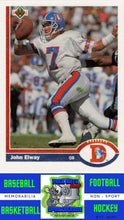 Load image into Gallery viewer, 1991 Upper Deck #124 John Elway NM