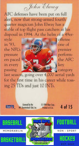 1994 Ultra #4 John Elway Flair Hot Numbers NM