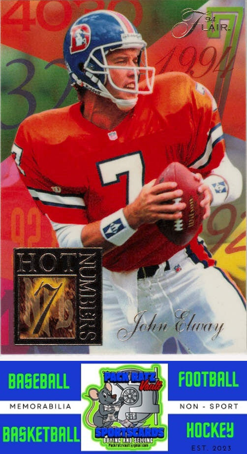 1994 Ultra #4 John Elway Flair Hot Numbers NM