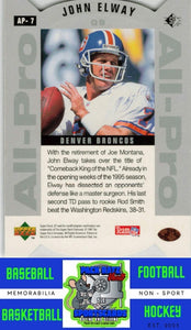 1995 #AP-7 John Elway All-Pros Gold Die Cut NM