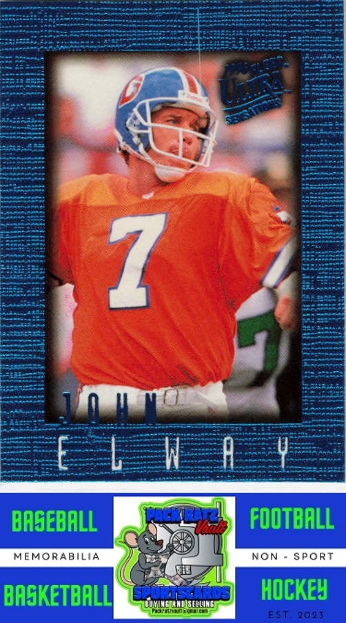 1996 Ultra Sensations #31 John Elway Blue NM