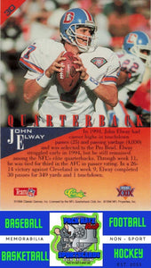 1995 Classic NFL Experience #30 John Elway Gold NM