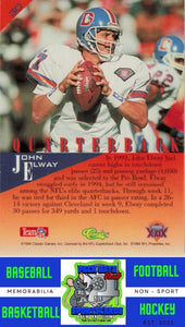 1995 Classic NFL Experience #30 John Elway Gold NM