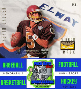 1995 SkyBox Premium #154 John Elway / Heath Shuler MI NM