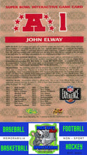 Load image into Gallery viewer, 1996 Classic NFL Experience #A1 John Elway Super Bowl Game NM