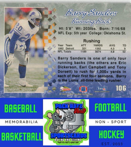 1993 Pacific #106 Barry Sanders NM