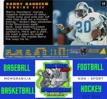 Load image into Gallery viewer, 1995 Action Packed Rookies &amp; Stars #12 Barry Sanders NM