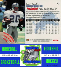 Load image into Gallery viewer, 1996 Fleer Shell FACT #75 Barry Sanders NM