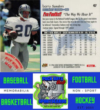 Load image into Gallery viewer, 1996 Fleer Shell FACT #75 Barry Sanders NM