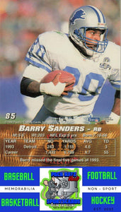 1994 Pacific #85 Barry Sanders NM