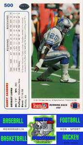 1991 Upper Deck Dealer Promo #500 Barry Sanders Dealer Promo NM