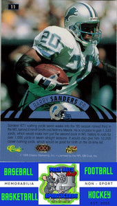 1996 Classic NFL Experience #11 Barry Sanders NM