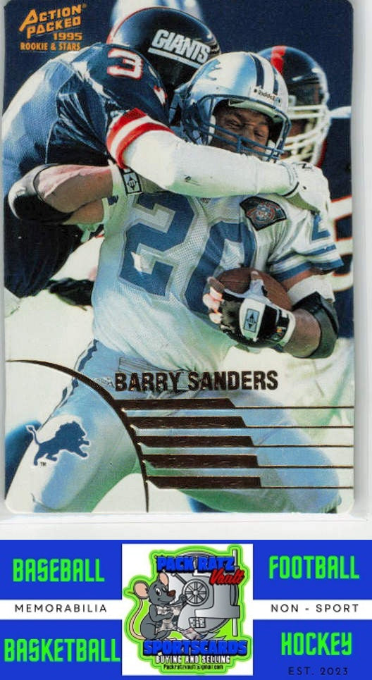 1995 Action Packed Rookies & Stars #12 Barry Sanders NM