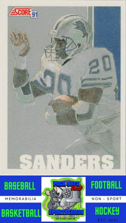 1991 Score #637 Barry Sanders NM