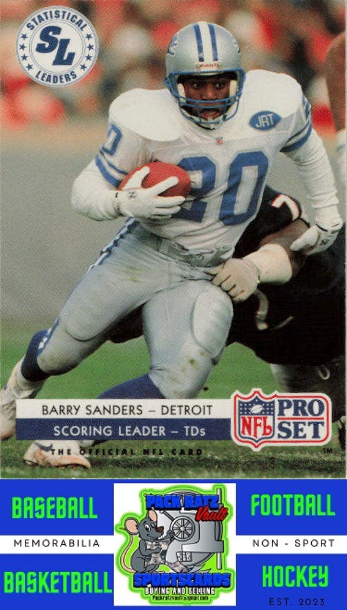 1992 Pro Set #13 Barry Sanders NM