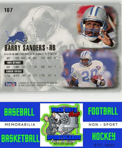 1995 Ultra #107 Barry Sanders Gold Medallion NM