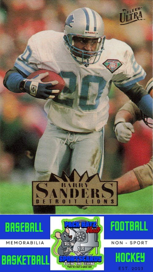 1995 Ultra #107 Barry Sanders Gold Medallion NM